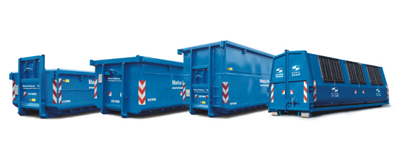 Leje af maxi container til byggeaffald | Marius A/S